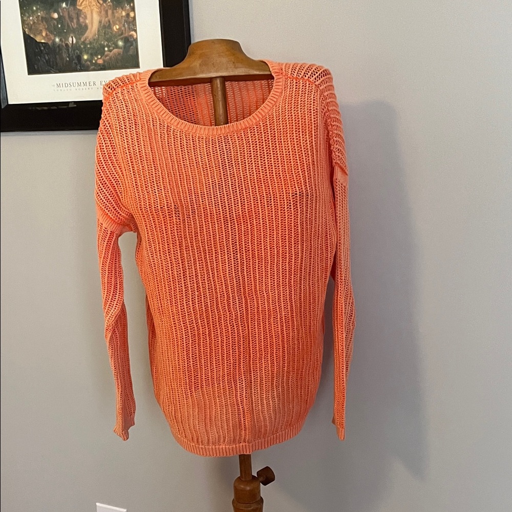 Katherine Barclay Coral Knit Sweater